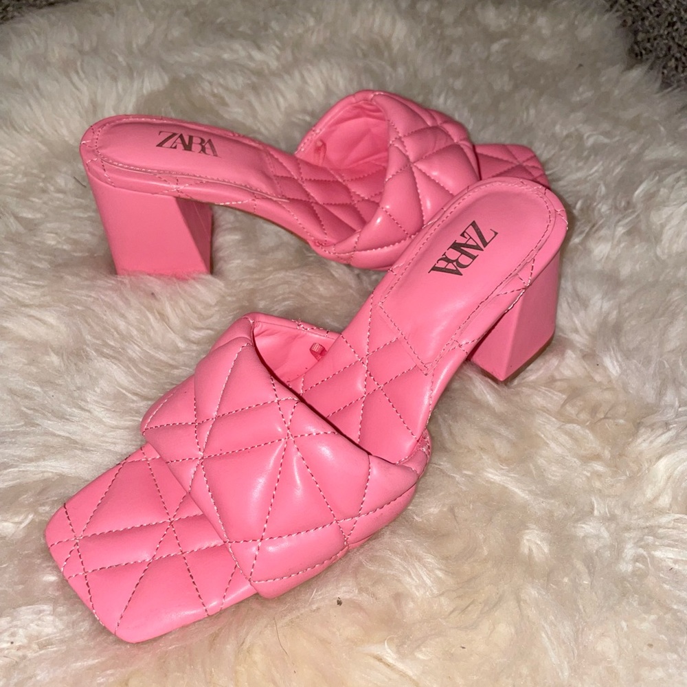 Zara pink heels